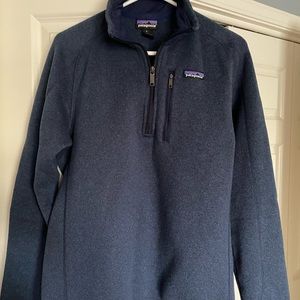 Patagonia Mens 1/4 Zip Better Sweater Blue Small
